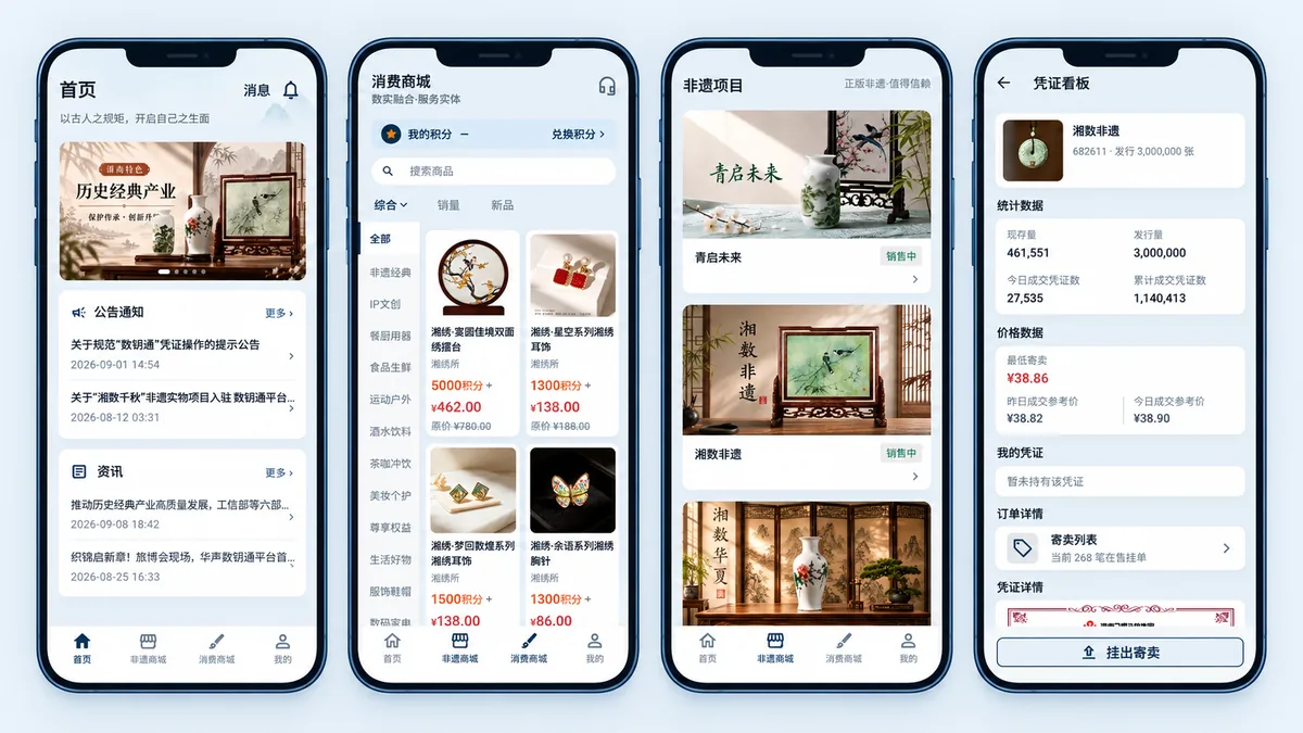 版权商城与非遗商城双系统